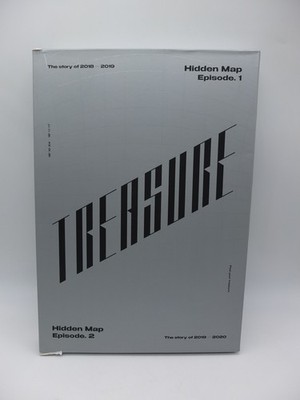 Ateez Treasure Hidden Map Episode 1 + 2 Buch Set TOP !!!