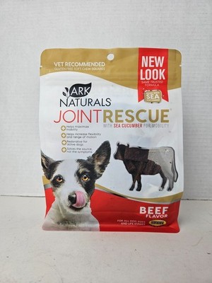 Ark Naturals Sea Cucumber Joint Rescue Dog Treats, Beef Flavor, Joint Supplement