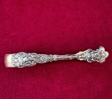 Antique 19C Gorham Sterling Silver Art Nouveau Sugar Tongs
