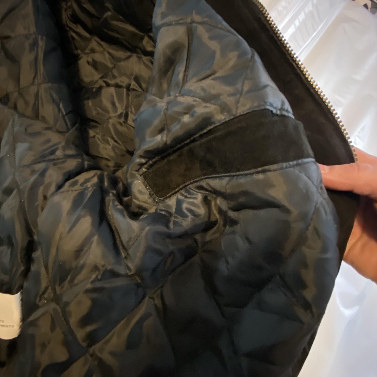 Basic Editions Jacket Mens Medium Black Brown Lea… - image 5