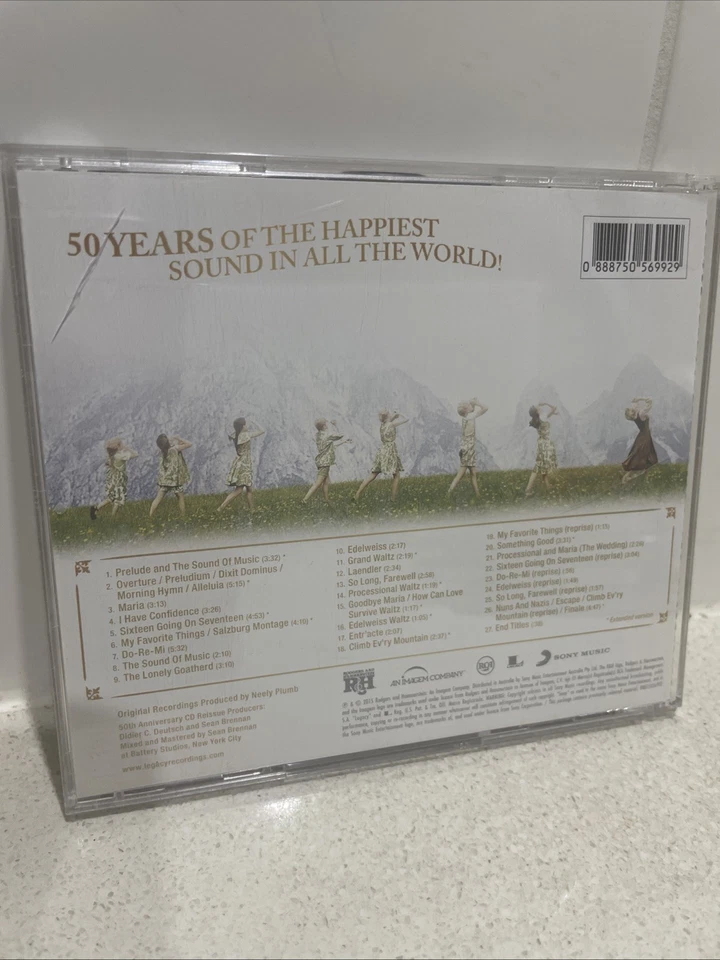 The Sound Of Music 50th Anniversary CD 2015 Soundtrack Fast Post - Image 3 of 3