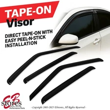 Out-Channel Vent Shade Visors For Toyota Tundra Crew Max/Ext Crew Cab 17-18 4pcs