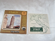 Vintage Sawyer's, Inc. 1955 View-Master ITALY 3-Reel Packet  Brochure