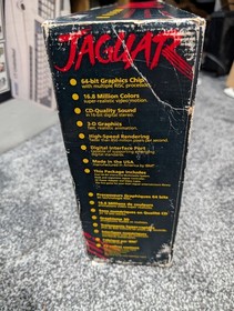 Atari Jaguar Console boxed with 2 controllers and 2 games manuals for everything