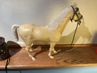 Louis Marx Toys Vintage Johnny West 13.5” Palomino Thunderbolt Horse 1960s