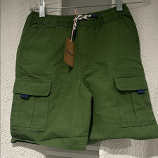 Mini Boden NWT Green Cargo Shorts