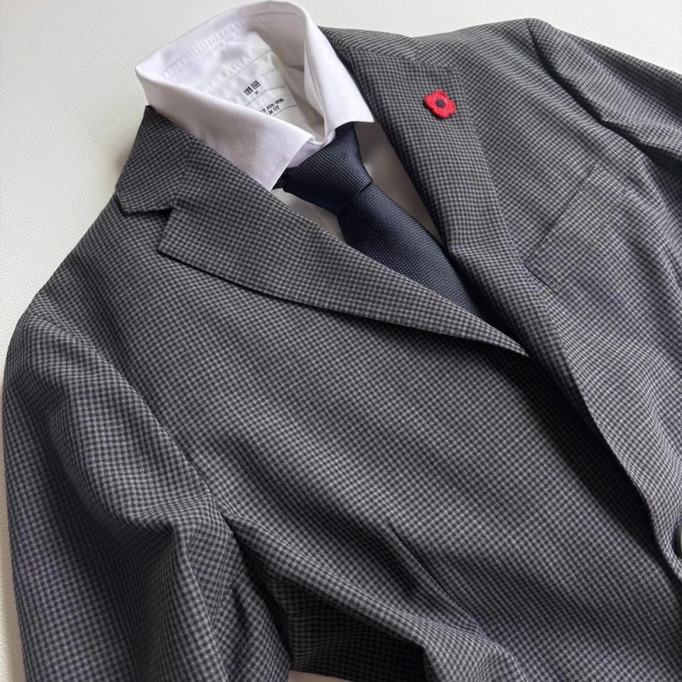 Traje Tommy Hilfiger X Lardini Configuración Cuadros Elástico L 48 Usado Foto 2 de 4