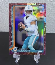 2025 Topps Chrome Zach Wilson Leather Refractor #189
