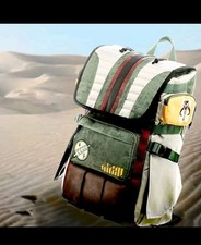 Image of Bioworld Star Wars Book Of Boba Fett Backpack School Mandalorian Sold Out RARE