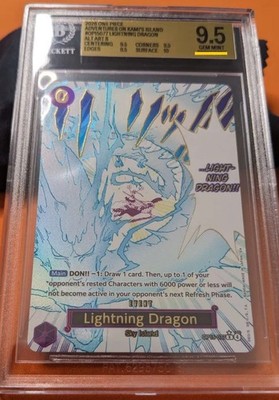 Lightning Dragon OP-15 Event Alt Art OP15-077 ENG - BGS 9.5