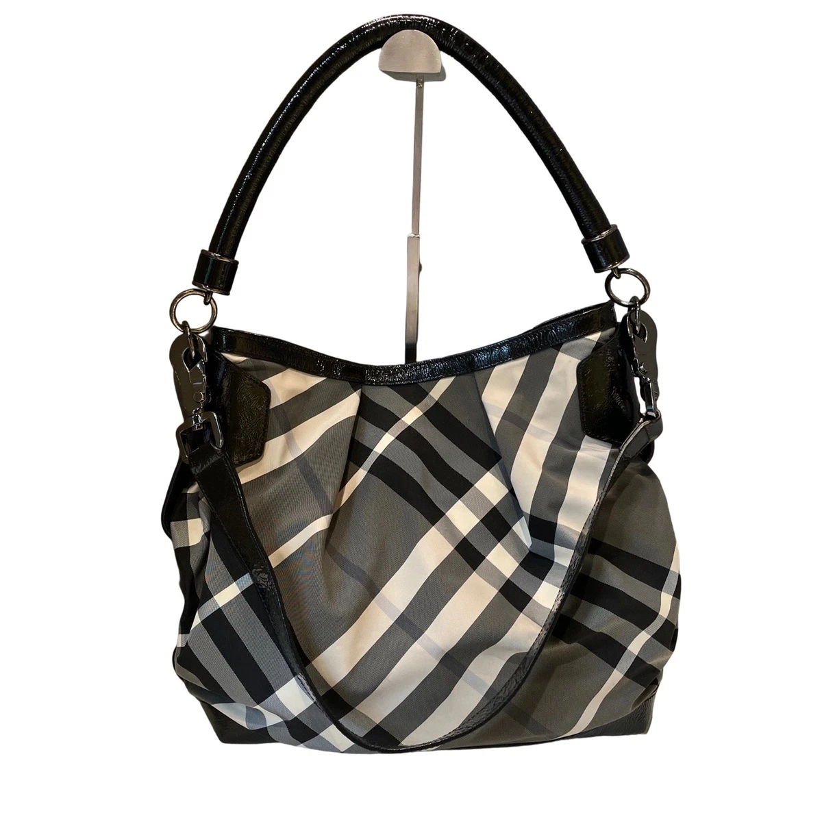 バッグ Rare BURBERRY Grifton Leather Hobo Bag バッグ Rare BURBERRY Grifton Leather Hobo Bag AUTHENTIC BURBERRY
