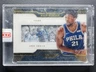 2017-18 Panini Dominion Joel Embiid Main Exhibit On-Card GOLD Auto /10
