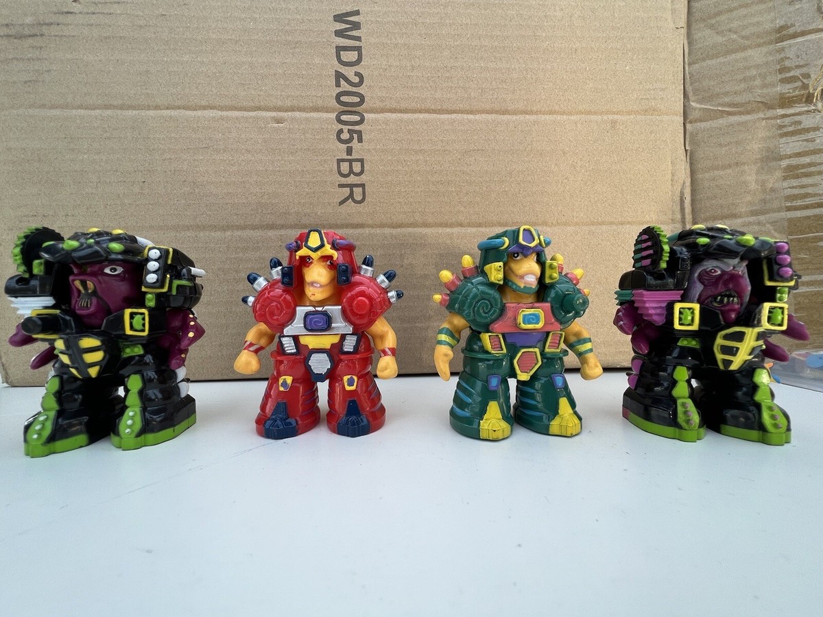 Snailiens Supersonic Shell Fighters 1992 LOT of 4 Action Figures