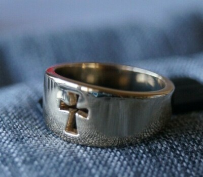 James Avery 14k Yellow Gold NARROW CROSSLET RING Size