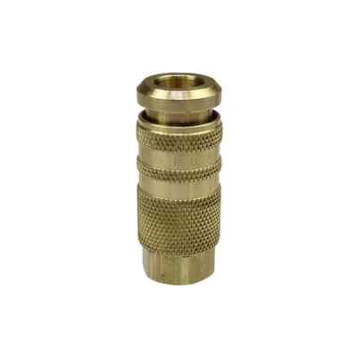 Coilhose Pneumatics 15C90B4F Brass Hose Coupling: 1/4'' Thread, 1/4'' Body Diam