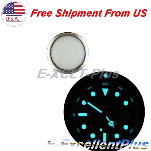 2PCS For Rolex Submariner Ceramic 116610 116610LN Pearl Pip Dot Bezel Insert - Picture 2 of 6