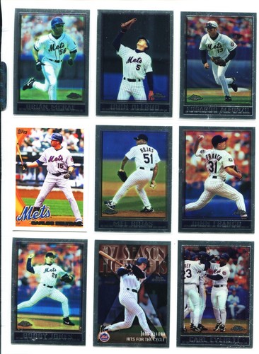 Mets, David Wright, Alonso, Syndergaard, DeGrom, Wheeler, Rookie 216 Card Lot #A - Picture 24 of 24