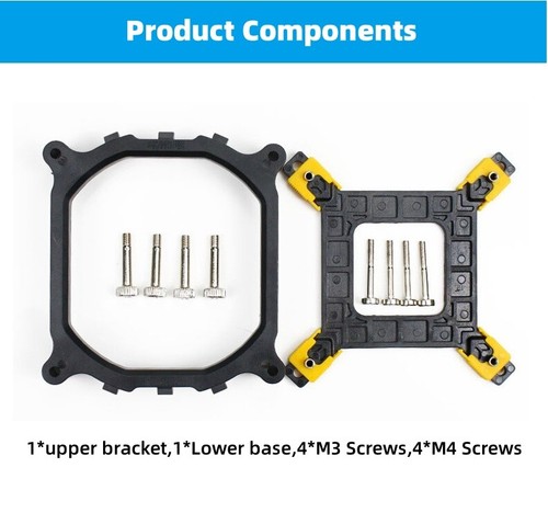 CPU Cooler Fan Bracket Heatsink Holder Radiator For LGA115X/1366/2011 - Photo 9/9