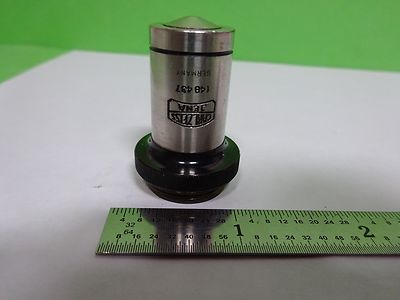 MICROSCOPE PART OBJECTIVE CARL ZEISS JENA GERMANY HI 90X OPTICS AS IS BN#H7-A-13