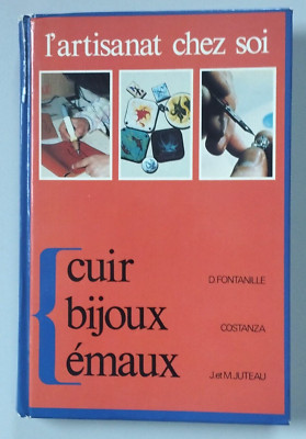 BUCH HANDWERK ZU HAUSE LEDER SCHMUCK EMAILLE - KREATIVE KUNST