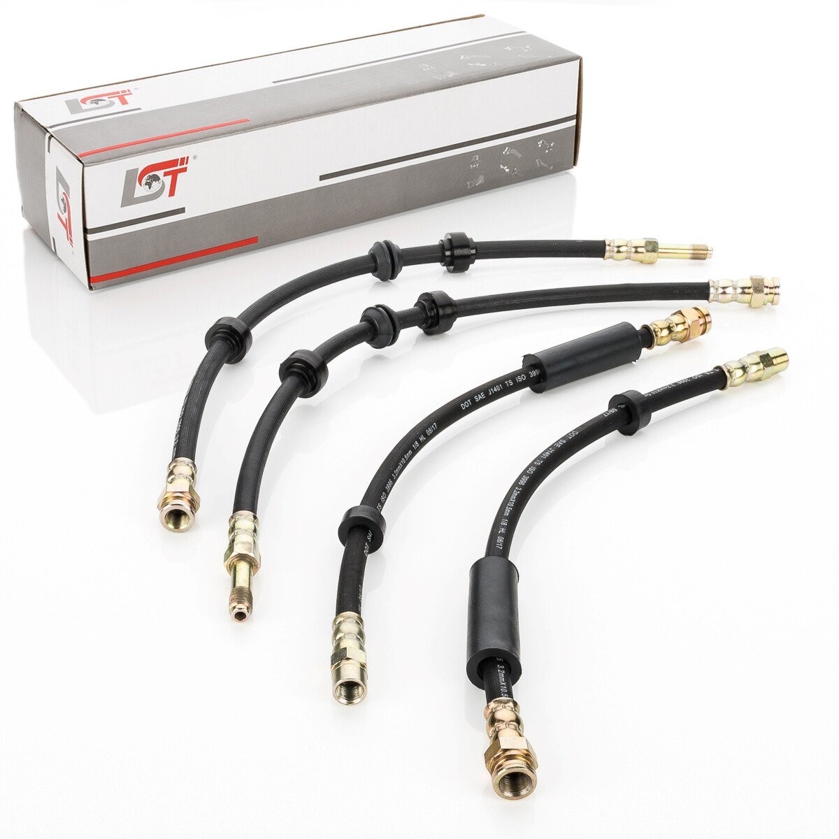 4x Brake Hose Line Front Rear for VW SHARAN 7M 1995-2001