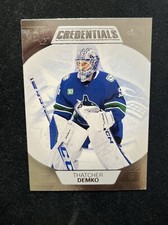 22-23 UD Credentials Hockey 86 Thatcher Demko