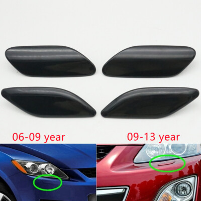 Headlamp Headlight Washer Spray Nozzle Jet Cover Cap For Mazda CX-7 CX7 2006-13