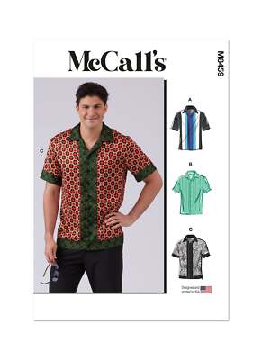 McCall s Herren Hemd Schnittmuster M8459