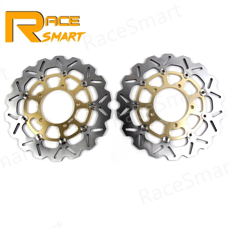 Rotores de disco de freno delanteros + tornillos para Suzuki Boulevard M109R Intruder 06-12 Foto 2 de 4