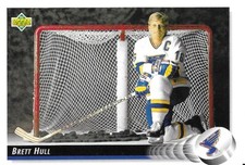 92-93 1992-93 Upper Deck Brett Hull #29-St. Louis Blues