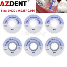 Dental Ortho Elastic Thread Solid Traction Ligature Power Tube 0.020/0.025/0.030