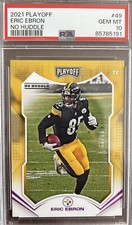 2021 Eric Ebron Panini Playoff No Huddle 9/10 #49  PSA 10