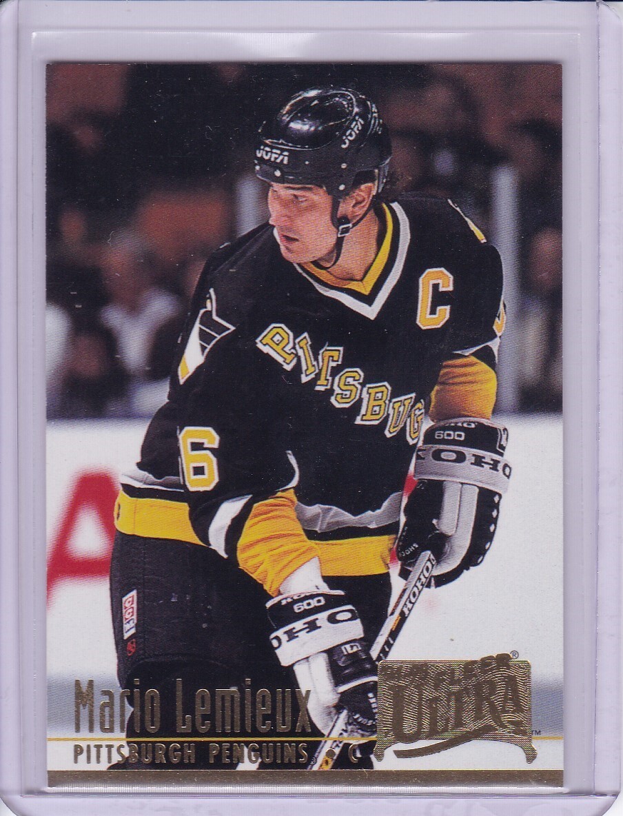 Mario Lemieux 1994-95 Ultra Hockey Card 165 Grade NMMT | eBay