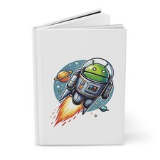Space Droid - Hardcover Journal Matte