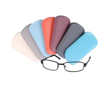 Genuine Leather Eyeglass Sleeve Holder Open Design by Leatherboss