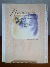Blue Mountain Arts Mother's Day Card "For All The Times I Forgot To Thank You"