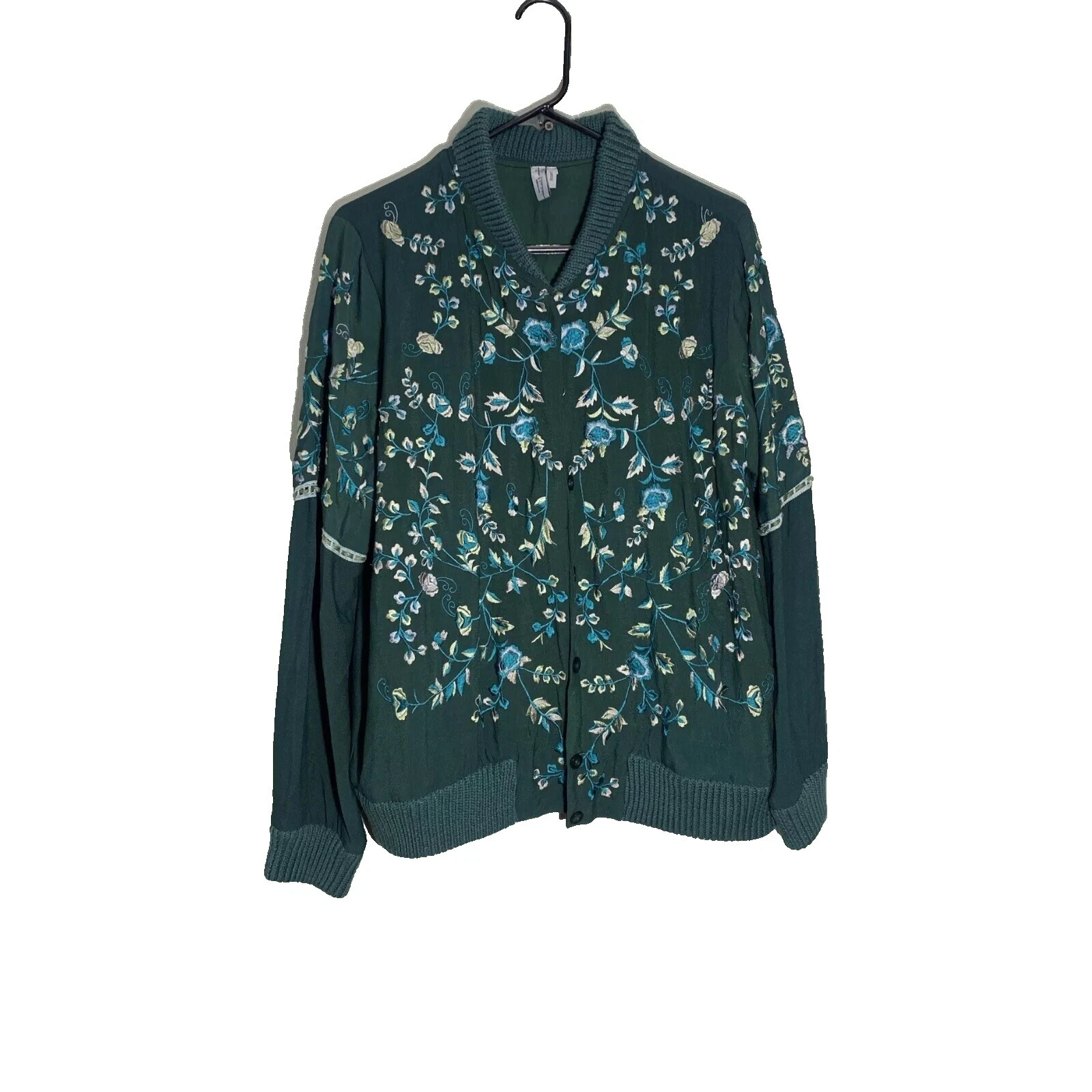 Tamaño Regular Floral Blank abrigos, chaquetas y chalecos para Mujeres