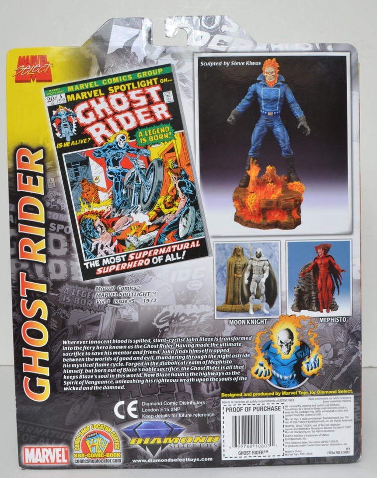 GHOST RIDER Diamond Comics MARVEL SELECT 7” Action Figures NEW NRFB | eBay