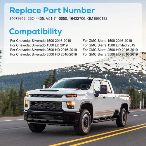 HD Rear View Backup Camera 84079952 For Chevrolet Silverado 2016-19 GMC Sierra - Picture 2 of 7