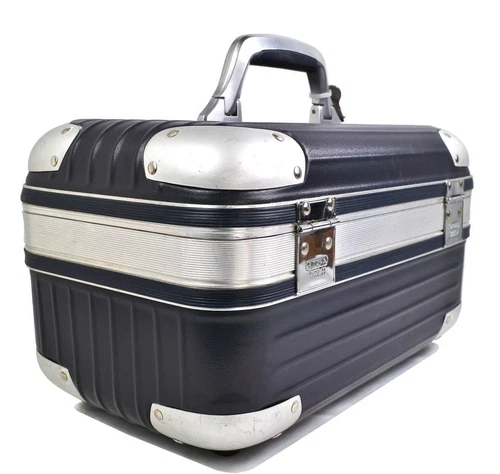 RIMOWA Limbo 814.38 Beauty Case Night Blue Luggage w/ Lock Travel Cosmetic Bag - Picture 6 of 11