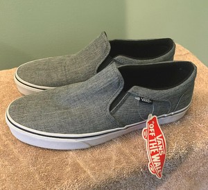 vans asher slip on mens