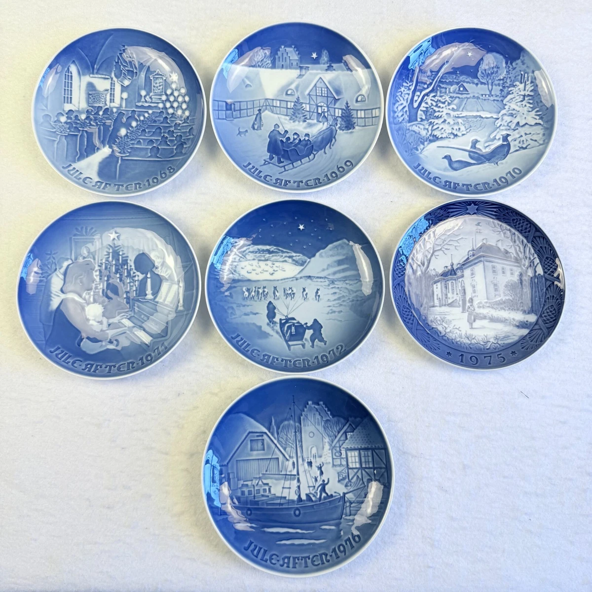 B G Christmas Plates In Collectible Bing & Grondahl Coll Plates
