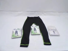 POLARMAX 1C62V MAX RIDE YOUTH XLARGE BLACK/ YELLOW BASE LAYER PANT(SET OF 3)