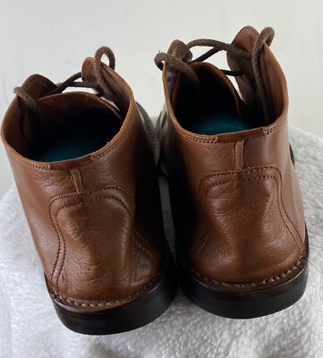 J. Crew Italy Mens Sz 12 Chukka Ankle Boots Leather Brown  display picture 2