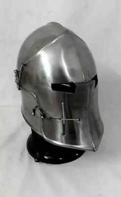 Antiker mittelalterlicher Barbuta-Helm, Tempelritter-Kreuzritter-Rüstungshelm - Bild 1 von 4