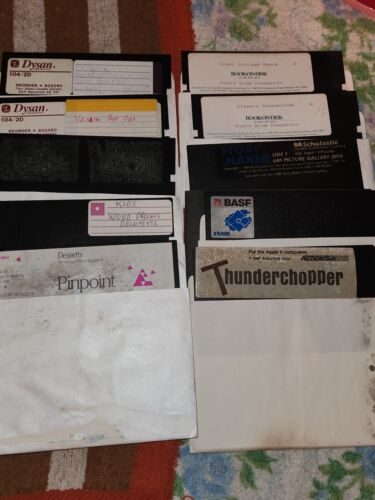 10- 5.25 FLOPPY DISKS. (5 1/4 FLOPPY DISKETTES) - Photo 2/8