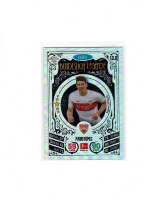 2021-21 Topps Chrome Bundesliga Legend Match Attax Refractor Mario Gomez