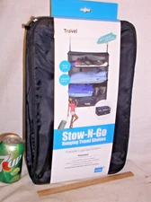 NEW GRAND FUSION STOW-N-GO 3-TIERED HANGING TRAVEL LUGGAGE SYSTEM 18 x 12 x 25