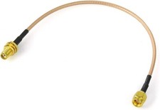 SMA Female to SMA Male Antenna Extension Cable 12in for 4G LTE Router Cellular