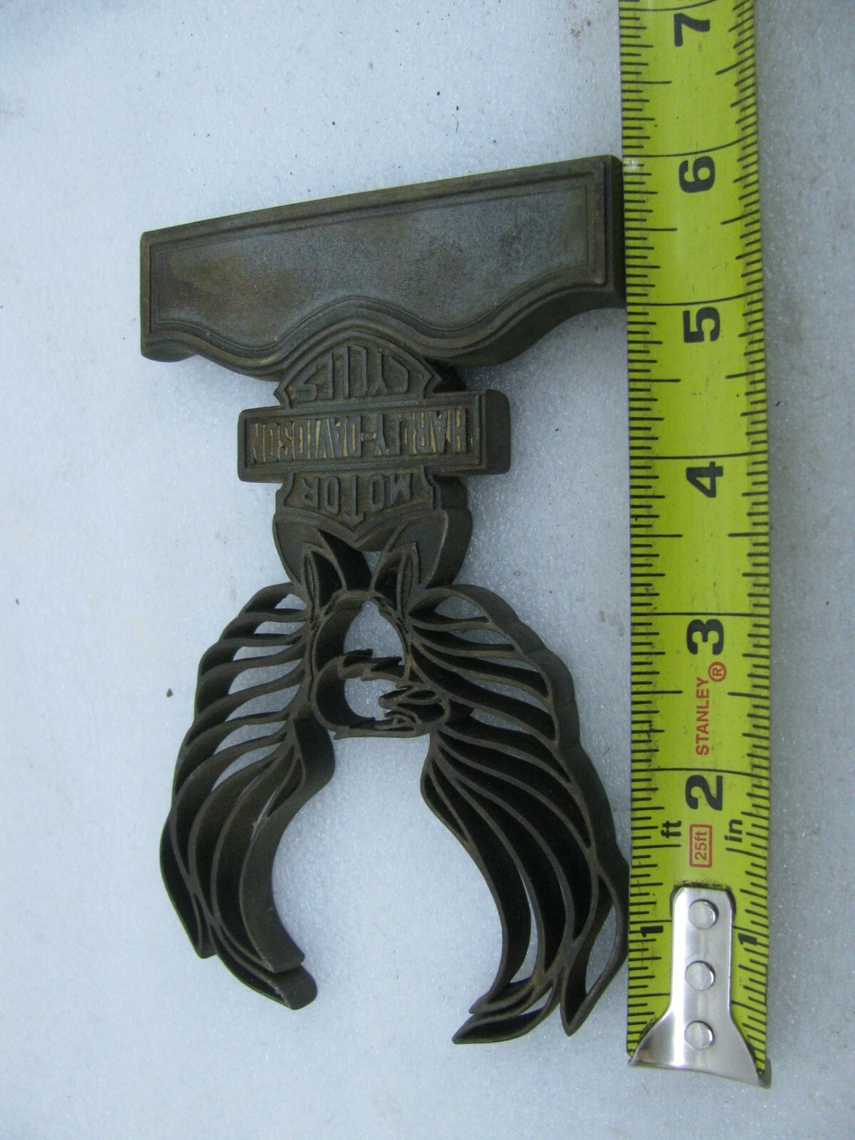 original Harley Davidson Backrest Sissybar Medallion Sportster